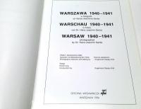 Warszawa/Warschau/Warsaw　1940-1941