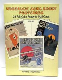 Nostalgic Song Sheets Postcards : 24 Full-Color Ready-to-Mail Cards