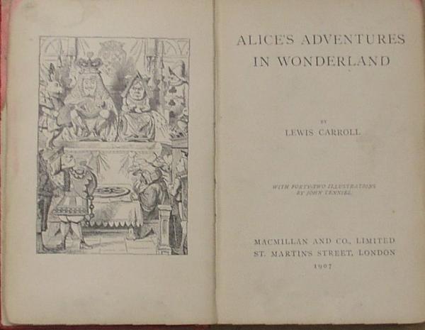 Alice's Adventures in Wonderland （洋書）Ｌ．キャロル 「不思議の国