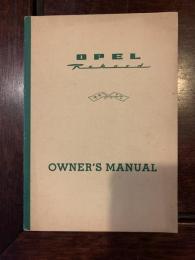 OPEL OWNER'S MANUAL