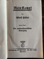MEIN KAMPF Band 1・2 〈独語ヒトラー『我が闘争』1・2巻揃 函