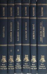 CHARLES BROCKDEN BROWN NOVELS. 6vols.set .「C. ブロックデン ブラウン作品集」　全６巻　復刻版