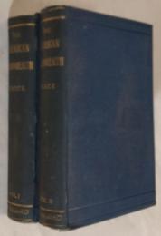 THE AMERICAN COMMONWEALTH.  ジェームズ・ブライス　『 アメリカ連邦』  全２巻　初版  自筆書簡一通付　1888