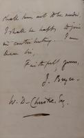 THE AMERICAN COMMONWEALTH.  ジェームズ・ブライス　『 アメリカ連邦』  全２巻　初版  自筆書簡一通付　1888