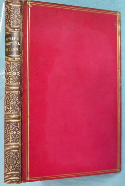 The Poetical Works of Sir Thomas Wyatt. トマス・ワイアット