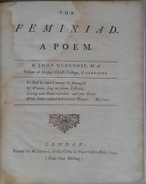 The Feminiad.  First edition