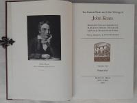 THE POETICAL WORKS AND OTHER WRITINGS OF JOHN KEATS. 　ジョン・キーツ全集　８冊揃