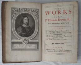 THE WORKS OF THE LEARNED SR. THOMAS BROWN. 
トマス・ブラウン全集  茶総革