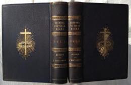 THE POETICAL WORKS OF JOHN MILTON.  2 vols.set.  挿絵多数    黒モロッコ総革装幀