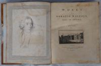 THE WORKS OF HORATIO WALPOLE, Earl of Orford. 5 vols.set.
ホレス・ウォルポール集　全５巻 　背角革　大判