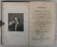 THE WORKS OF THOMAS OTWAY.  トマス・オトウェイ集
２冊揃　総革