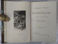 DRAMATIC WORKS OF SHAKESPEARE
シェイクスピア劇集（初版に拠）　８冊揃　限定500部
全冊銅版画多数 　背角革天金装　 