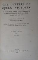 THE LETTERS OF QUEEN VICTORIA: A Selection from Her Majesty's
Correspondence Between The Years 1837 and 1861, Published by Authority of His Majesty The King.  3 vols.set. ヴィクトリア女王書簡集