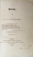 POEMS:  S.T. COLERIDGE.  Third Edition.  コールリッジ詩集　茶革装幀