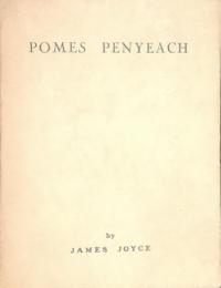 POMES PENYEACH   ジョイス「一片詩集」　  初版初刷　