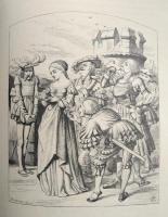 THE INGOLDSBY LEGENDS OR MIRTH AND MARVELS. 
「インゴルズビーの伝説」　G.クルックシャンク、J.リーチ、J.テニエル他 イラスト  金箔装幀