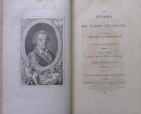THE WORKS OF MR. JAMES THOMSON. 
ジェームス・トムスン全集　３冊揃　初版　総革 鋼版画12葉入