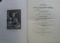 THE WORKS OF WILLIAM HOGARTH　ホガース作品集　２冊揃
新訂版　鋼版画１５８葉  茶総革　三方金