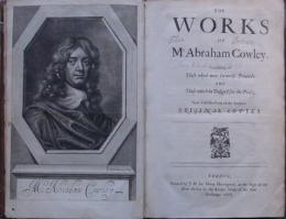 THE WORKS OF MR. ABRAHAM COWLEY. カウリー著作集
初版　総革　1668