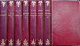 DIARY AND LETTERS OF MADAME D'ARBLAY.1778-1840. フランシス・バーニイ日記及書簡集1778－1840　６冊揃　豪華版限定100部　