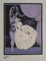 ALBUM DEDIE A TAMAR KARSAVINA. バルビエ版画集 『タマル・カルサヴィナへのアルバム』   illustrations by George Barbier.  First edition