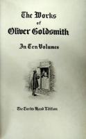 THE WORKS OF OLIVER GOLDSMITH. Turk's Head Edition. 10 vols.set.       
「ゴールドスミス著作集」　全10巻　背角革装幀