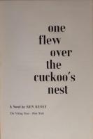 ONE FLEW OVER THE CUCKOO'S NEST.  Ｋ. キージー　『カッコーの巣の上で』   First edition