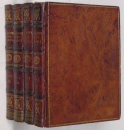 THE LIFE AND PONTIFICATE OF LEO THE TENTHE.  4 vols.set.   W. ロスコー　『教皇レオ10世の生涯』  茶総革時代装幀