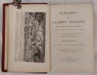 THE PILGRIM'S PROGRESS. Elstow Edition.  バンヤン「天路歴程」　三方金総革木製パネル嵌め込み装幀