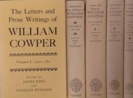 THE LETTERS AND PROSE WRITINGS OF WILLIAM COWPER. 1750-1799.     
 5 vols.set. 「ウイリアム・クーパー書簡 ・散文集」