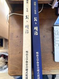 おゝ明治硬式庭球部創部100年史