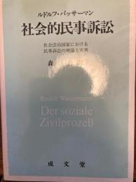 社会的民事訴訟 : 社会法治国家における民事訴訟の理論と実務