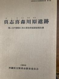 真志喜森川原遺跡 : 個人住宅建設に係る緊急発掘調査報告書