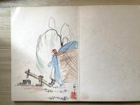玉井荘雲　スケッチブック　水彩画