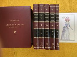 DOCUMENTS POUR L'HISTOIRE DU COSTUME, de Louis XV a Louis XVIII
フランスの衣装とモード全集　