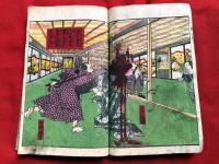 徳川十五代伝記　全一冊　　　　　彩色絵入本木版和本