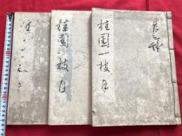 桂園一枝　全三冊　　和本木版