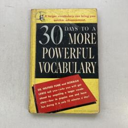 30 DAYS TO A MORE POWERFUL VOCABULARY
