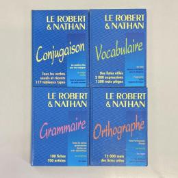 Le Robert & Nathan: Conjugaison / Vocabulaire / Grammaire / Orthographe（4冊セット）