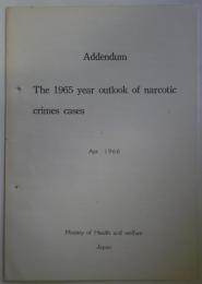 Addendum The 1965 year outlook of narcotic crimes cases