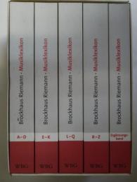 （独文）リーマン・音楽辞典　全5冊揃　Brockhaus Riemann・Musiklexikon