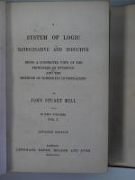 （英文）　ミル論理学体系　全2冊揃  A SYSTEM OF LOGIC
