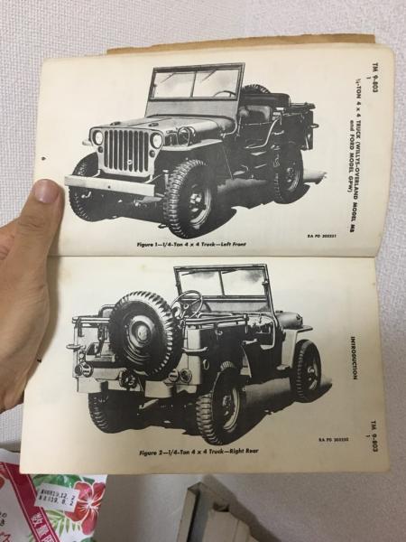 TM 9-803 War Department Technical Manual. Ton 4x4 Truck (Willys
