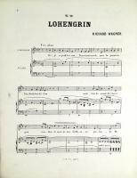 LOHENGRIN :Opera en 3 Actes -No.12（楽譜：仏語訳版ワーグナー「ローエングリン」より）