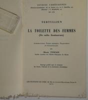 TERTULLIEN LA TOILETTE DES FEMMES