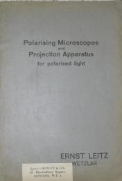 （独文）ライツ顕微鏡カタログ  Polarising Mikroskopes and Projection Apparatus for polarised light