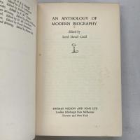 An ANTHOLOGY of MODERN BIOGRAPHY