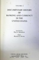 (英文）　Documentary History of Banking and Currency in the United States 　全4冊