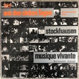 LPレコード★シュトックハウゼン『「七つの日より」より』　 Karlheinz Stockhausen    Aus Den Sieben　JRZ-2102 日本盤 Tagen