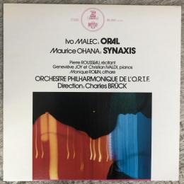 LPレコード★マレク『オラル』、オハナ『シナクシス』エラート・フランス現代音楽名盤選　REL-2504 日本盤